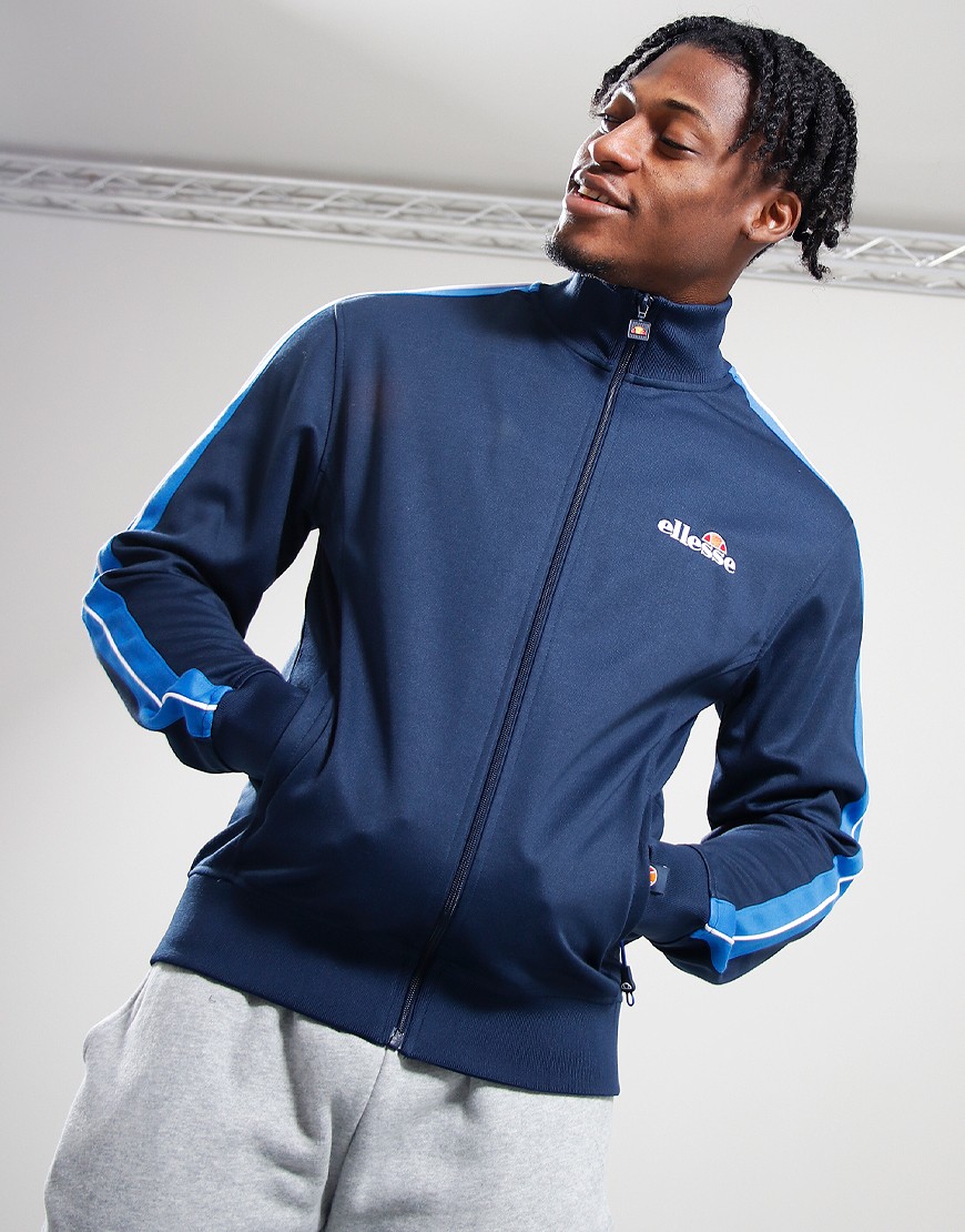 Ellesse Giandoso Track Top Navy Terraces Menswear