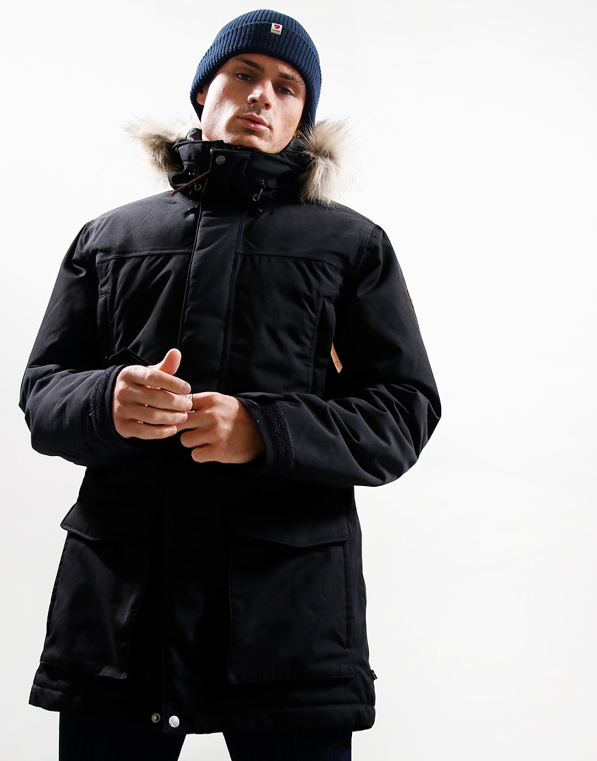 Fj Llr Ven Nuuk Lite Parka Black Terraces Menswear