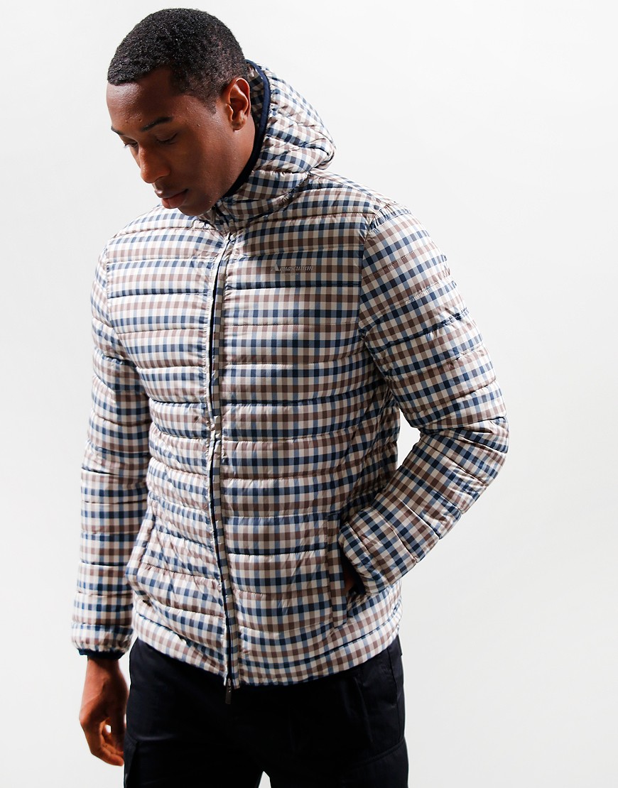 Lightweight Puffer Check Terraces Menswear