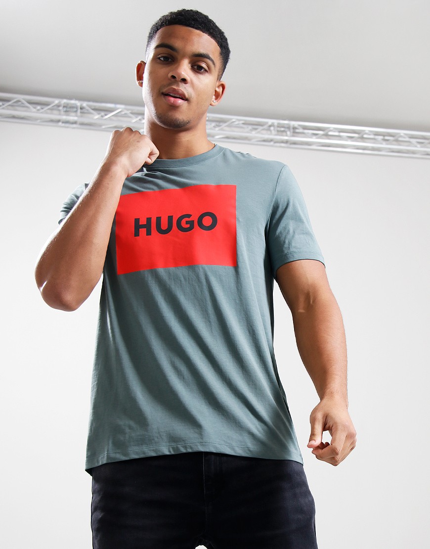 Khaki green hugo boss hotsell t shirt