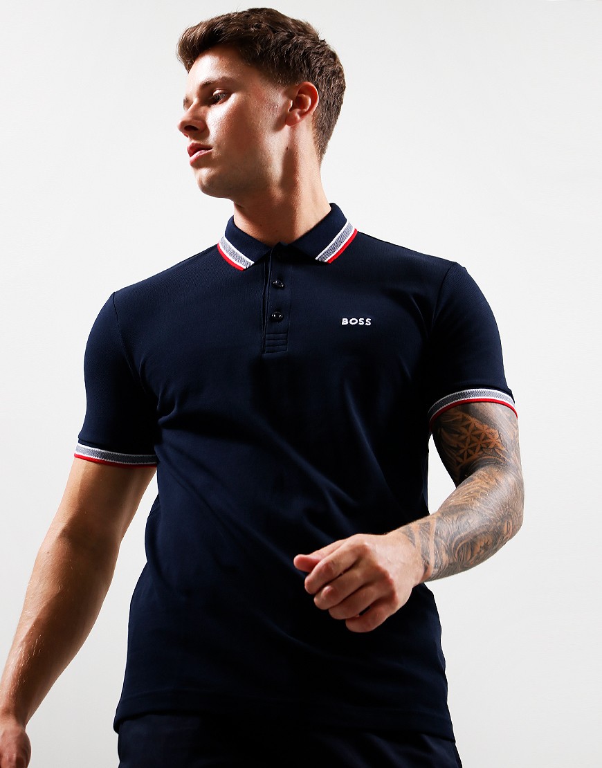 BOSS Paddy Polo Shirt Blue - Terraces Menswear