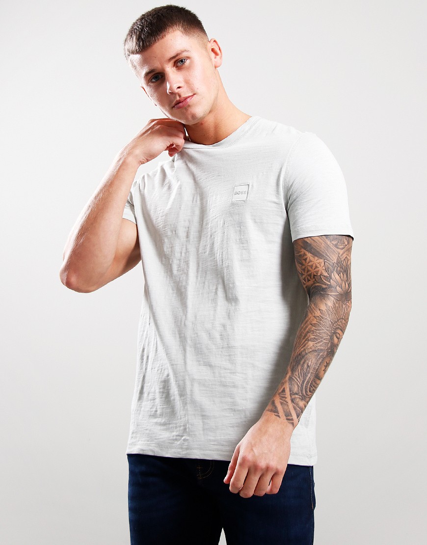BOSS Tegood T-Shirt Light Pastel Grey - Terraces Menswear