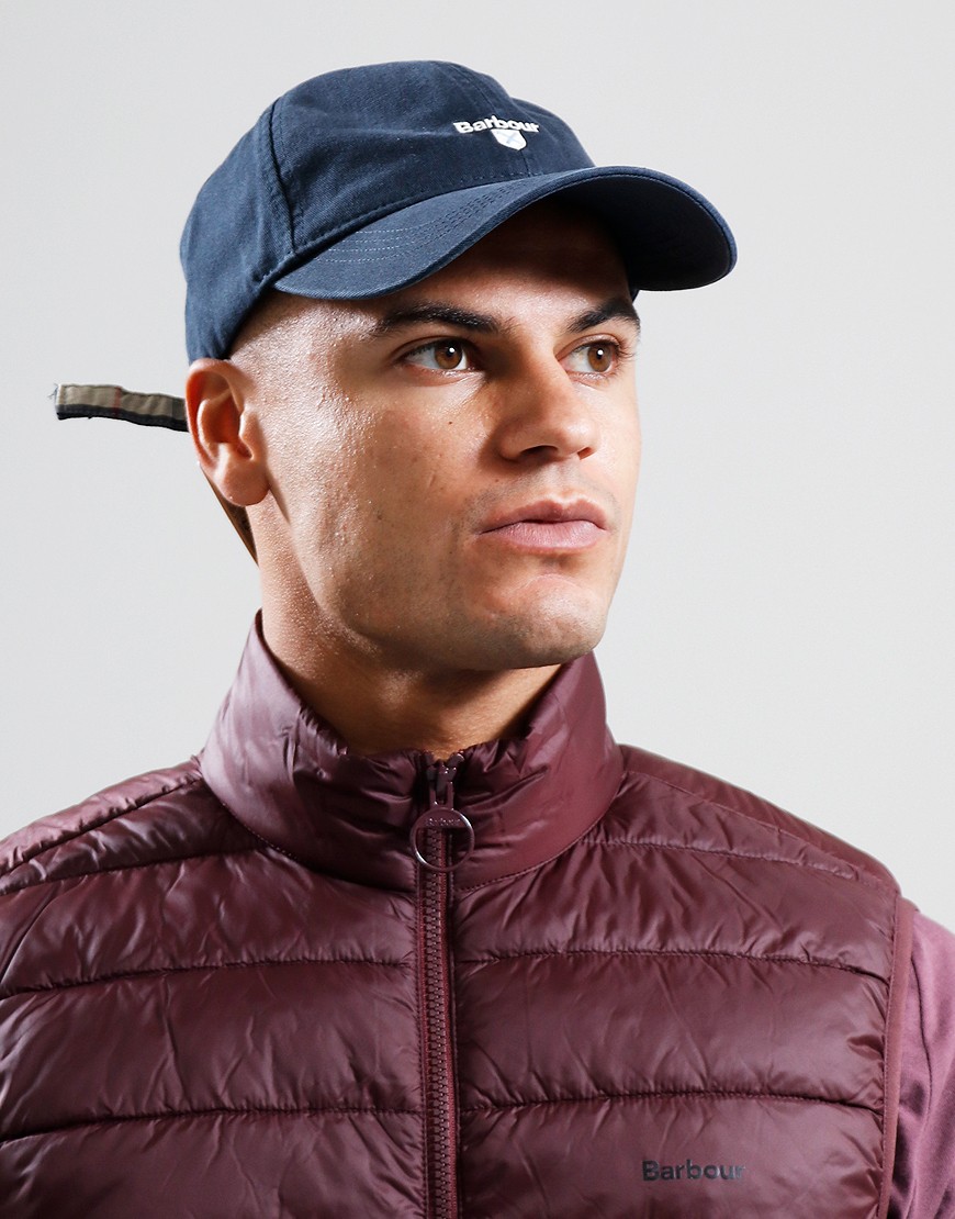 Barbour cap navy online