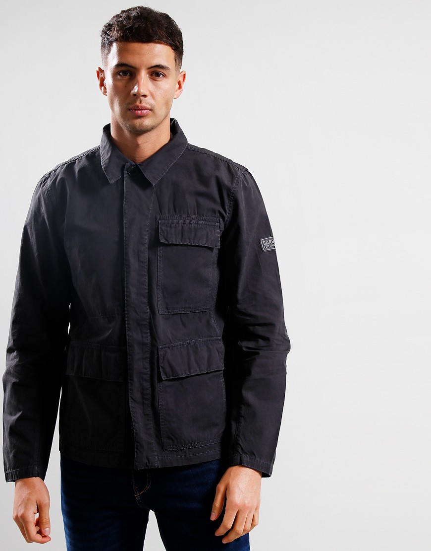 Barbour International Garage Workers Jacket Black - Terraces Menswear