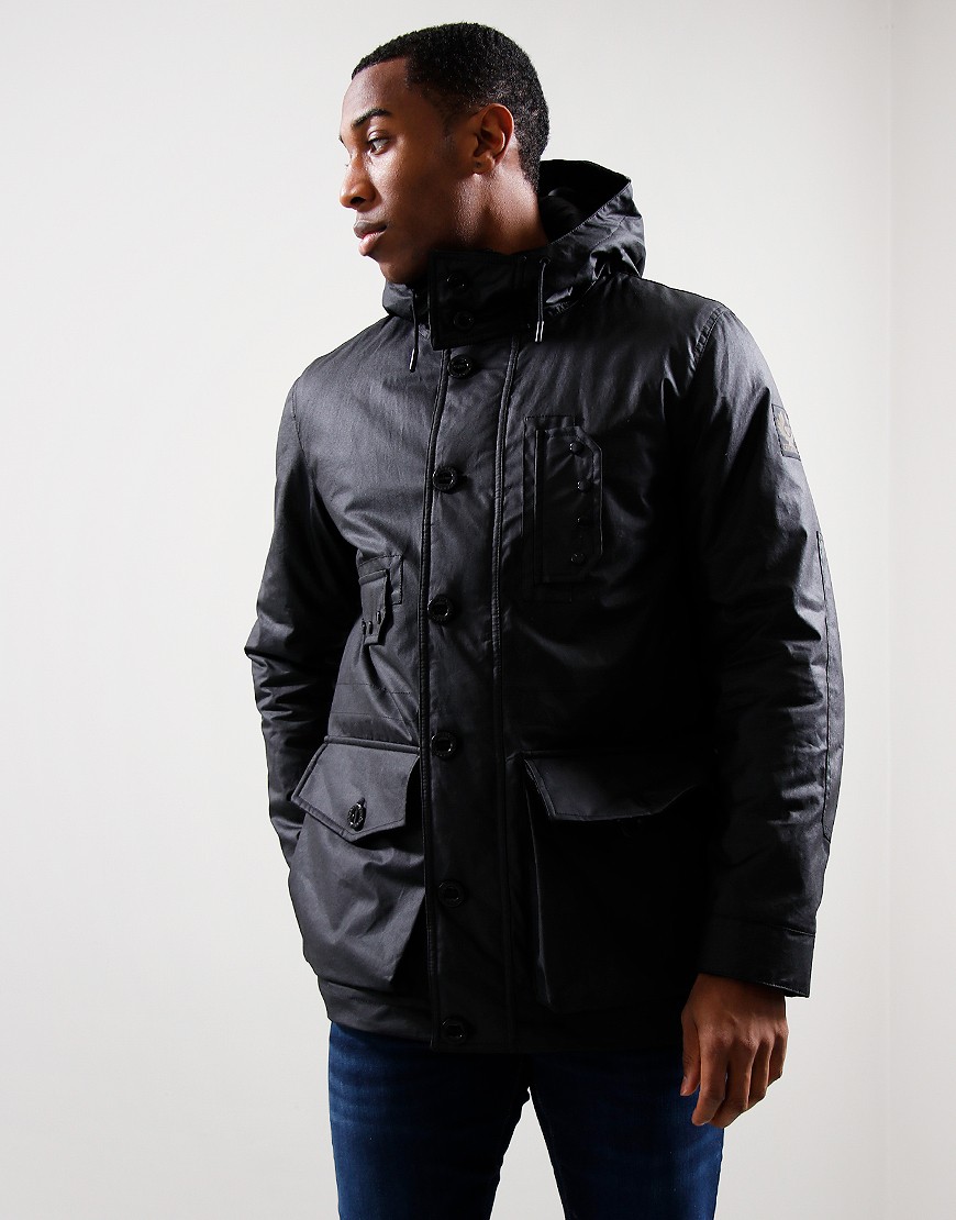 Belstaff Naval Parka Black - Terraces Menswear