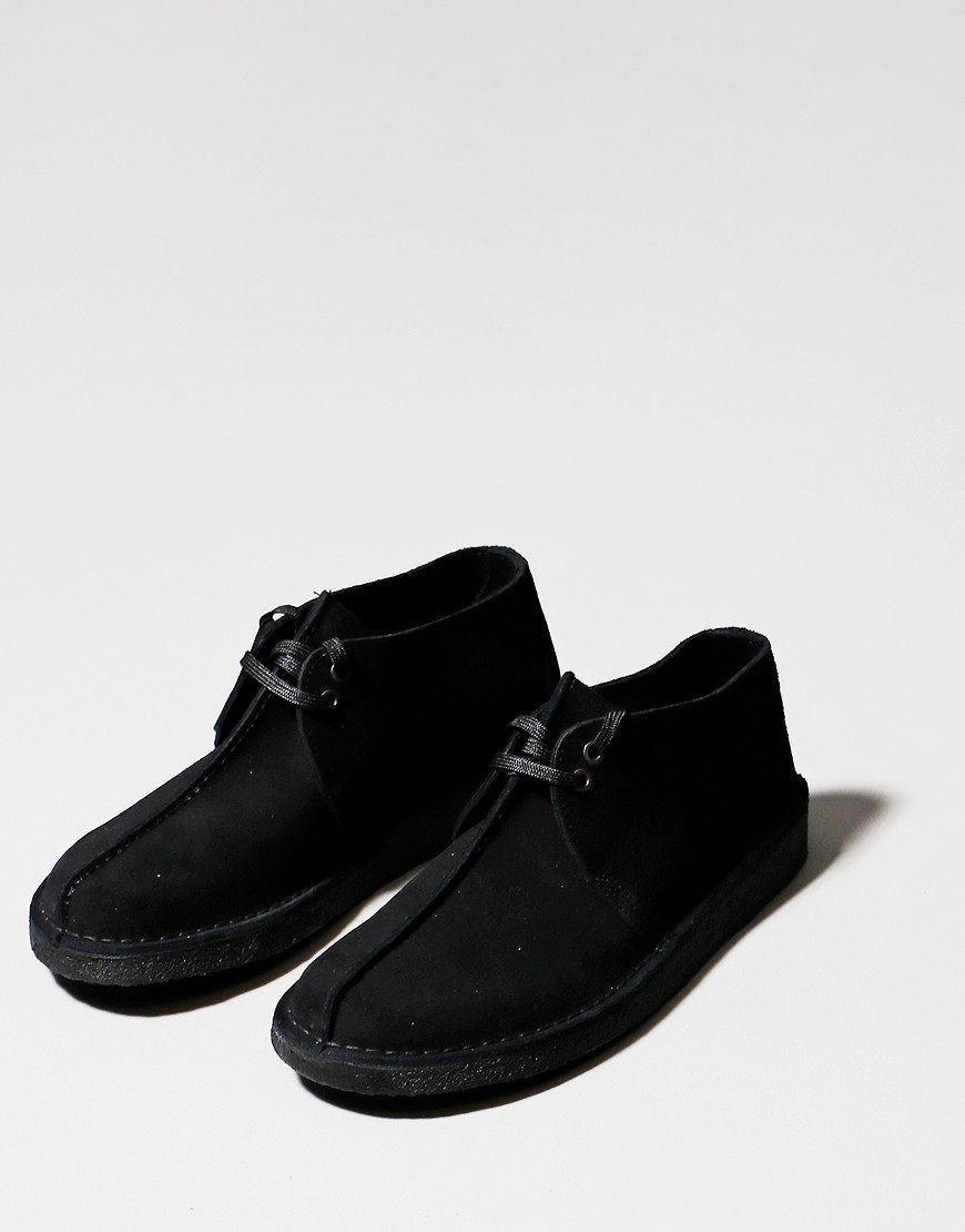 Clarks Originals Desert Trek Shoes Black - Terraces Menswear