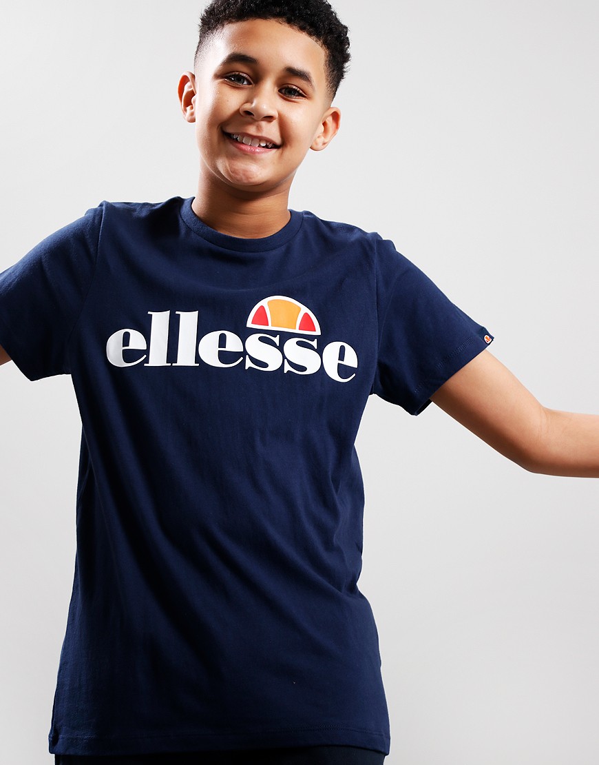 Ellesse Kids Malia T-Shirt Navy Terraces - Menswear