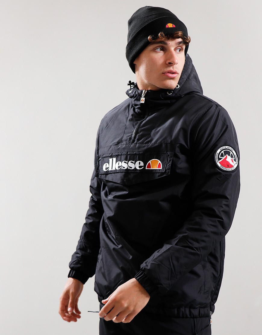 Ellesse Monterini Overhead Jacket Black Terraces Menswear