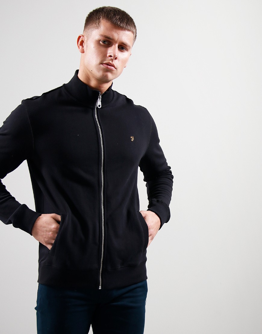 Farah Vance Sweat Black - Terraces Menswear