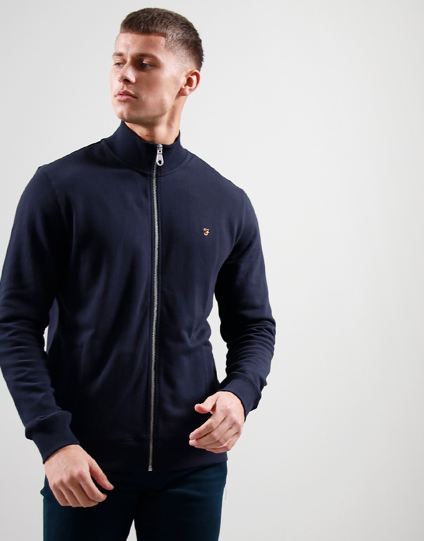 Farah Vance Sweat Navy - Terraces Menswear