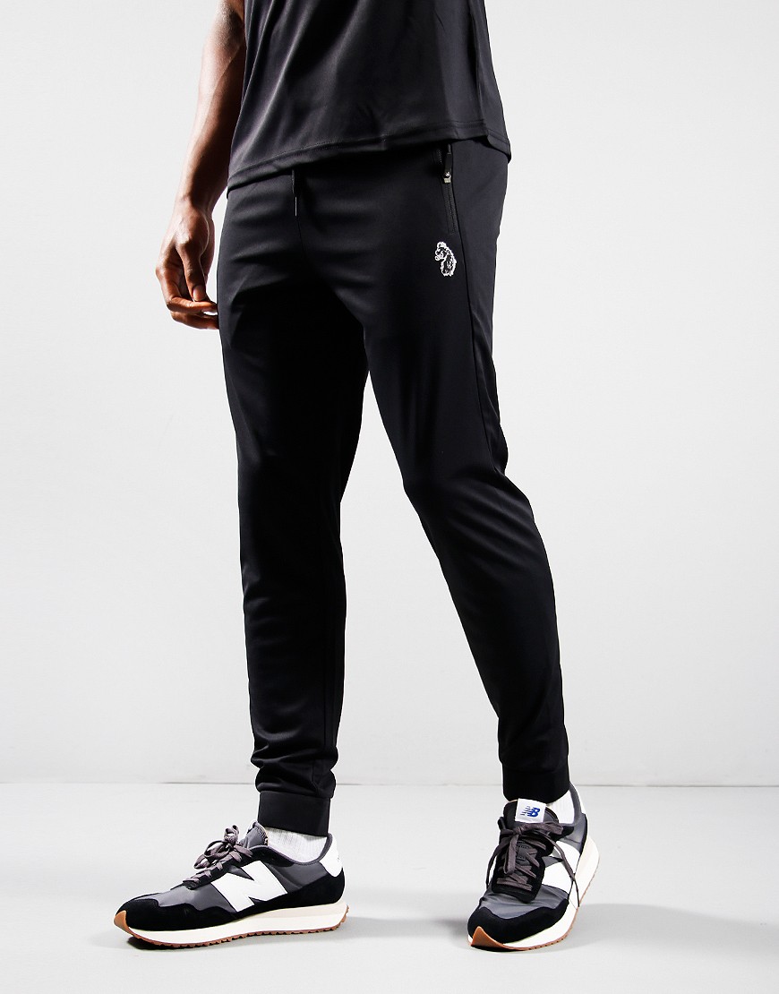 Luke 1977 KPI Track Pants Jet Black - Terraces Menswear