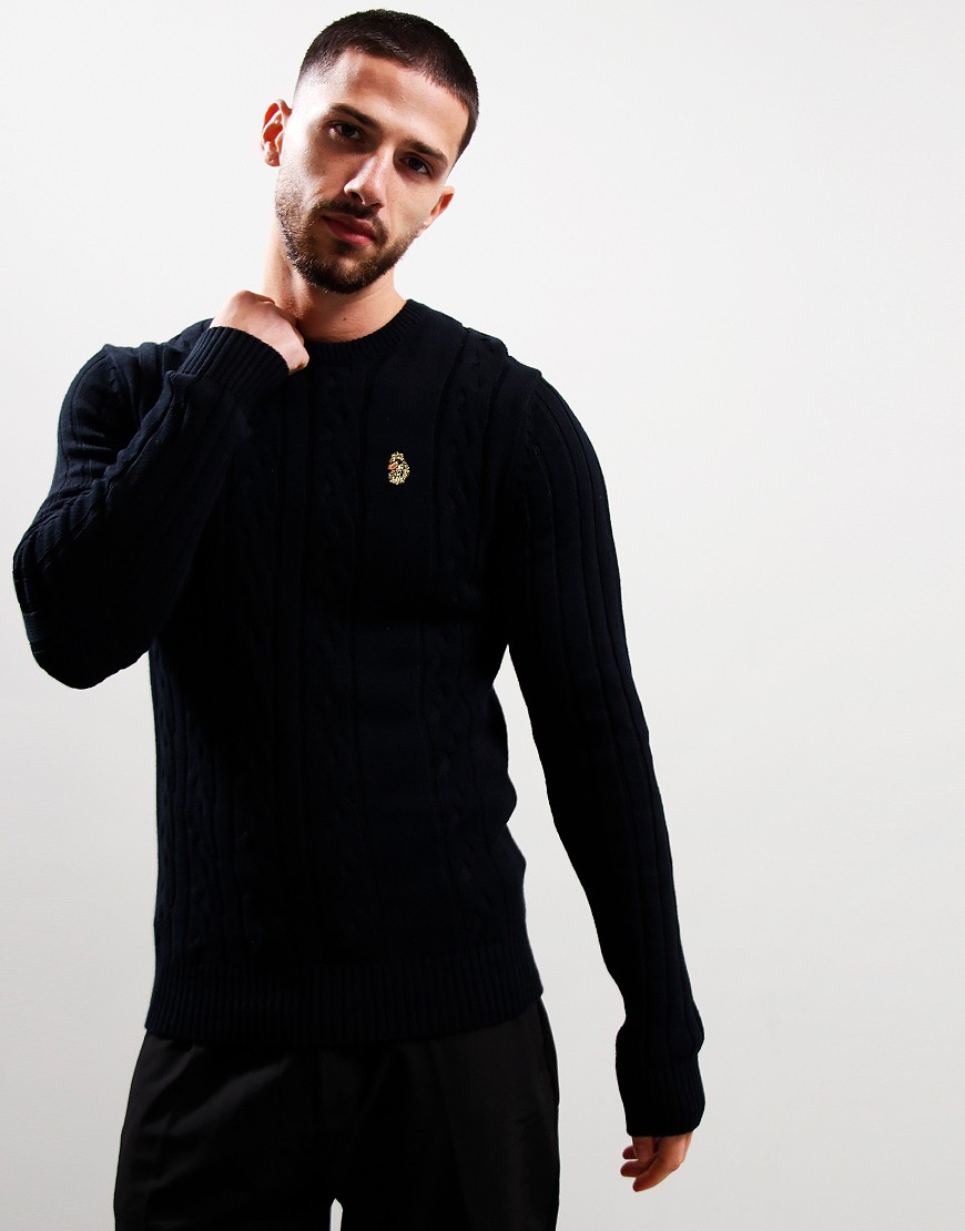 Luke cable hot sale knit jumper