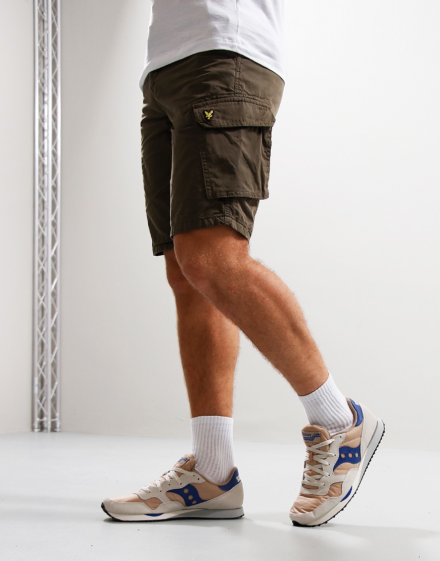 Lyle & Scott Wembley Cargo Short Olive - Terraces Menswear