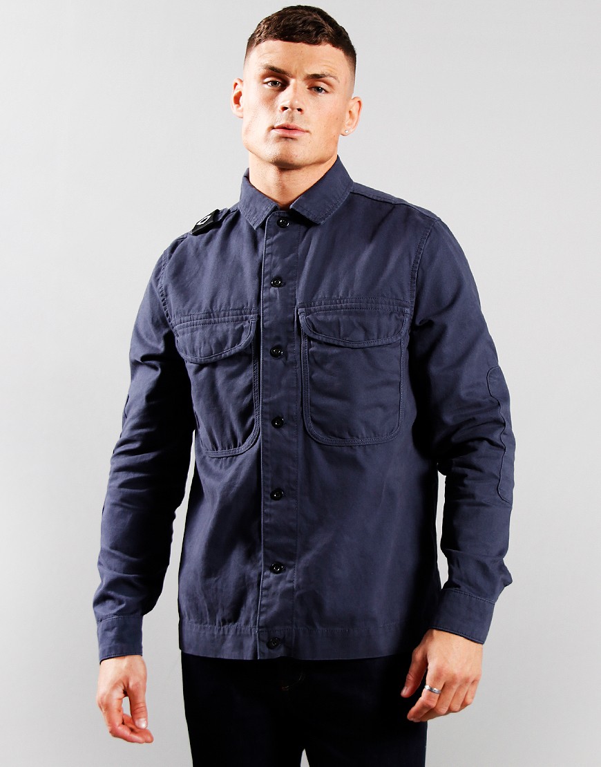 MA.Strum Two Pocket Overshirt Ink Navy - Terraces Menswear