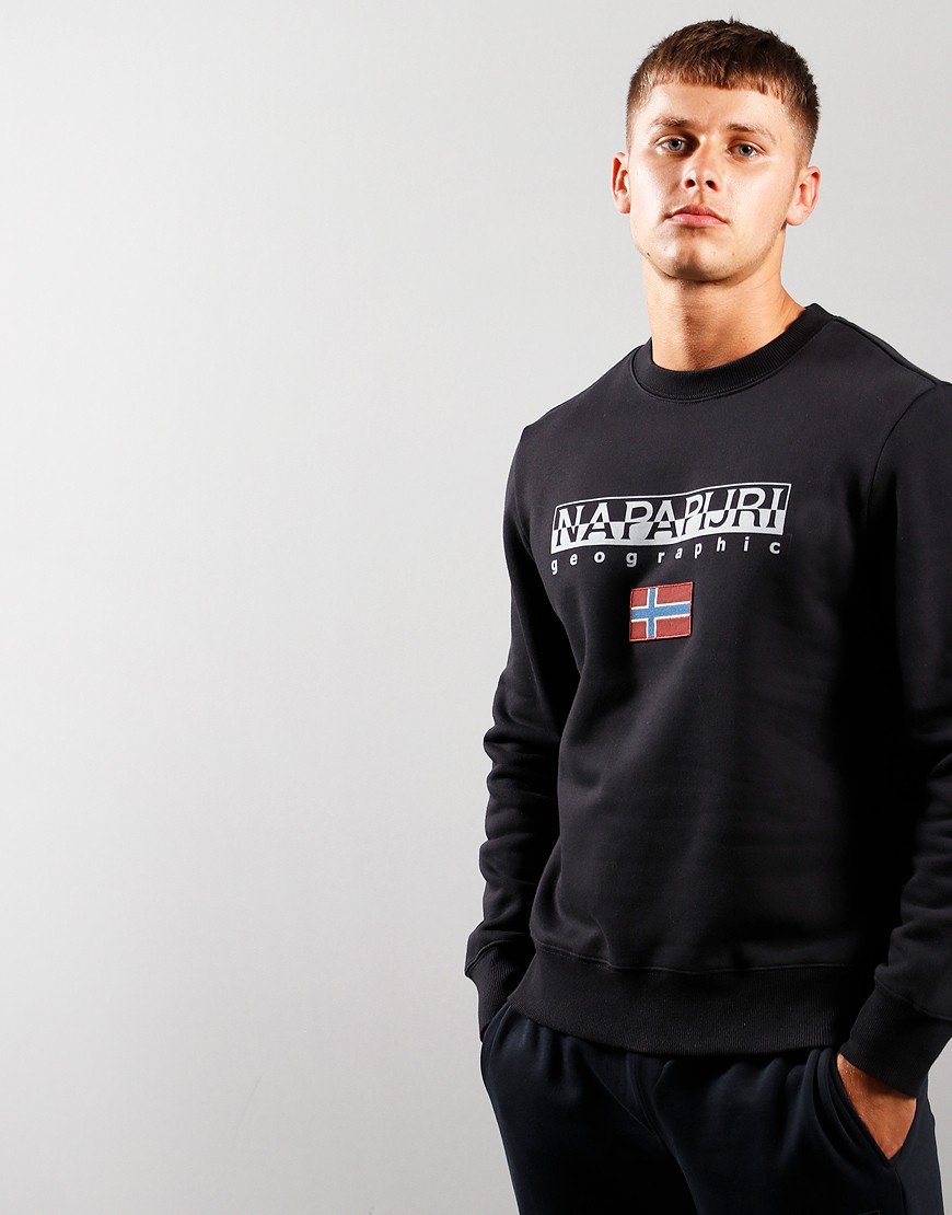 Napapijri B-Ayas C 1 Sweat Black - Terraces Menswear