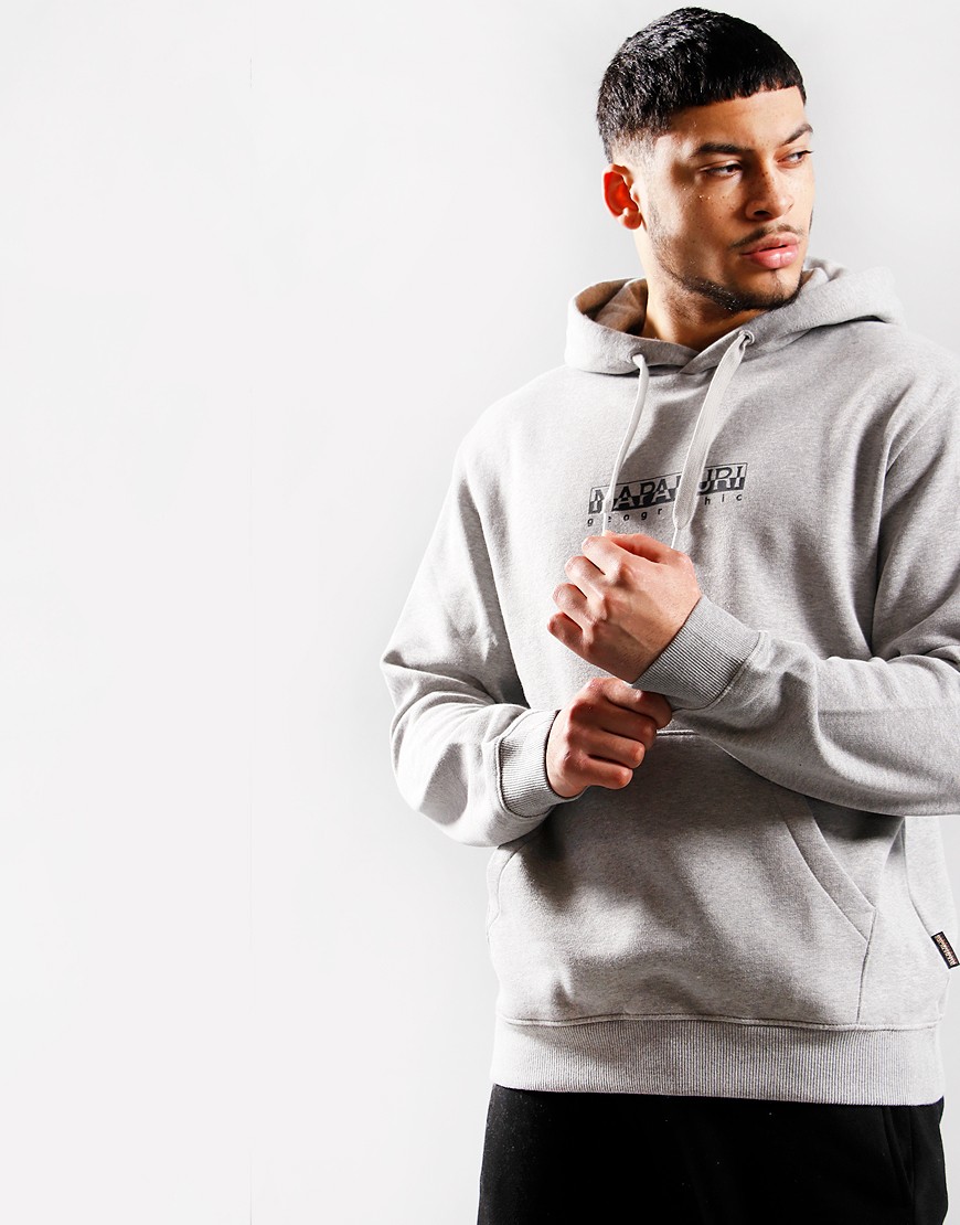 Grey napapijri online hoodie