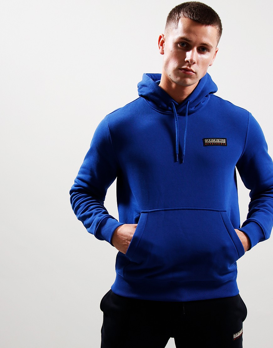 Napapijri B-Iaato Hoodie Blu Mazarin - Terraces Menswear