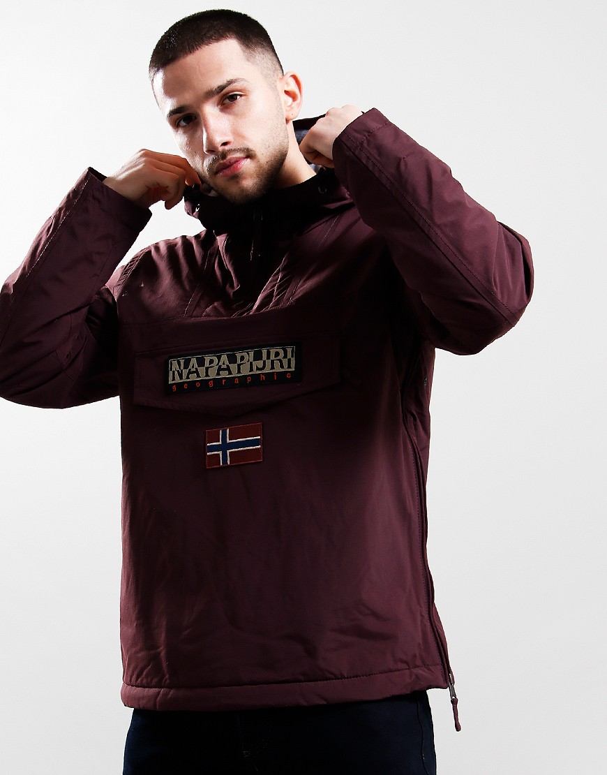 Burgundy on sale napapijri jacket