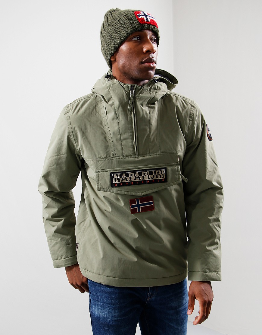 Napapijri Rainforest Winter 3 Jacket Green Lichen - Terraces Menswear