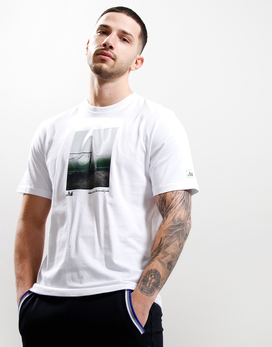 Peaceful Hooligan Beaut Game T-Shirt White - Terraces Menswear