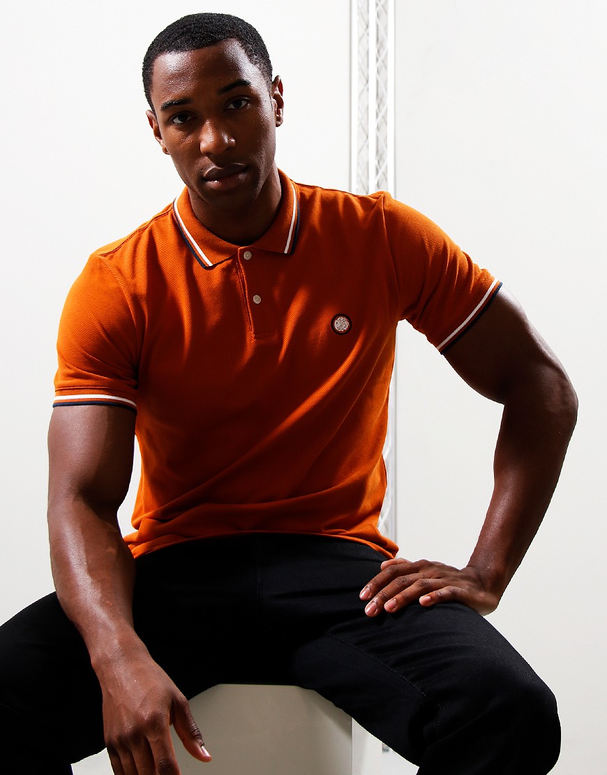 Pretty green orange outlet polo shirt