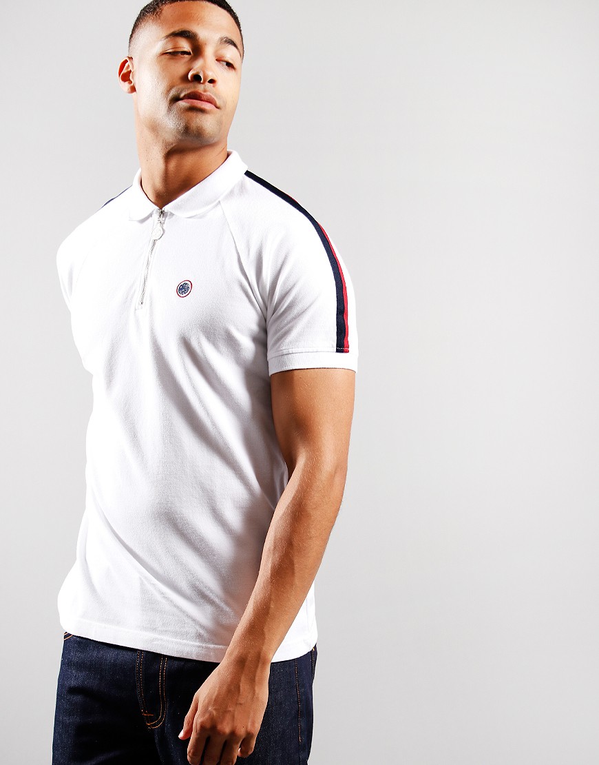 pretty green zip polo