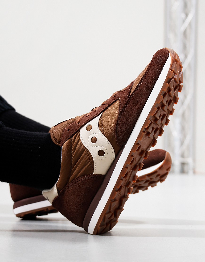 Saucony jazz original clearance kids brown