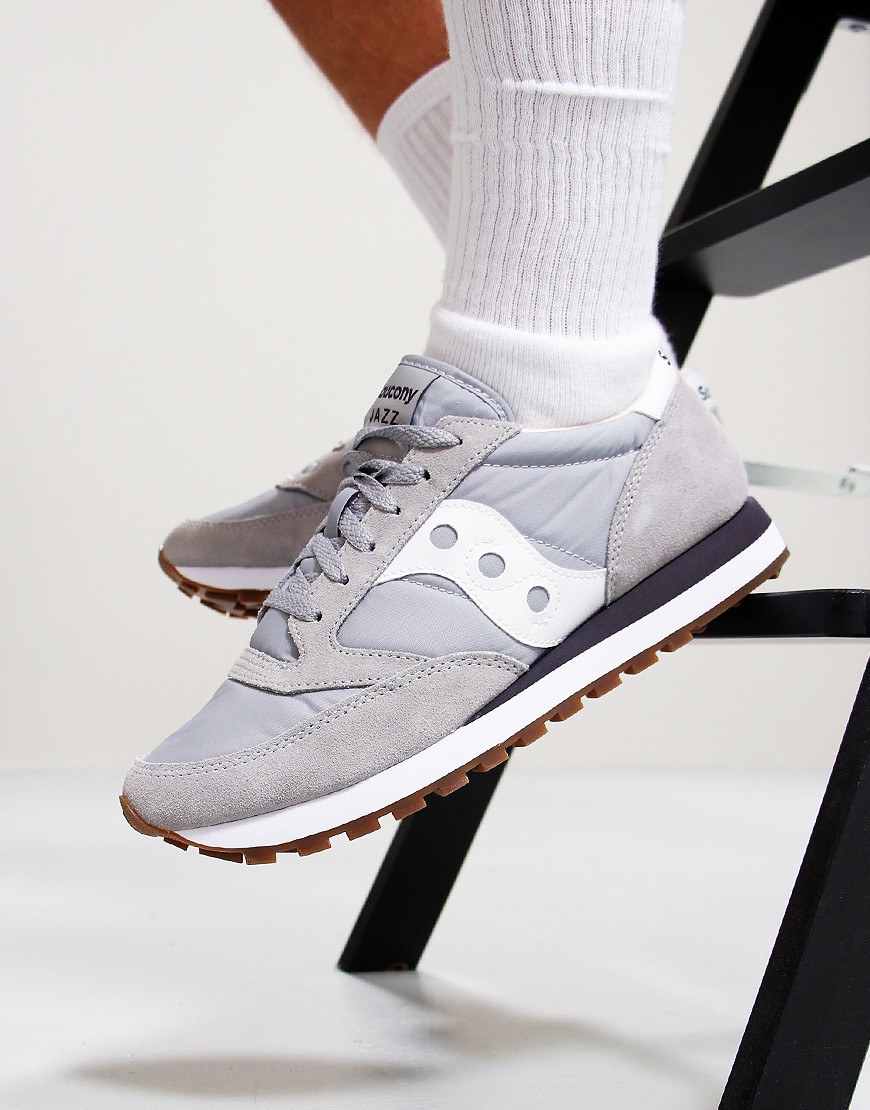 Saucony store jazz white