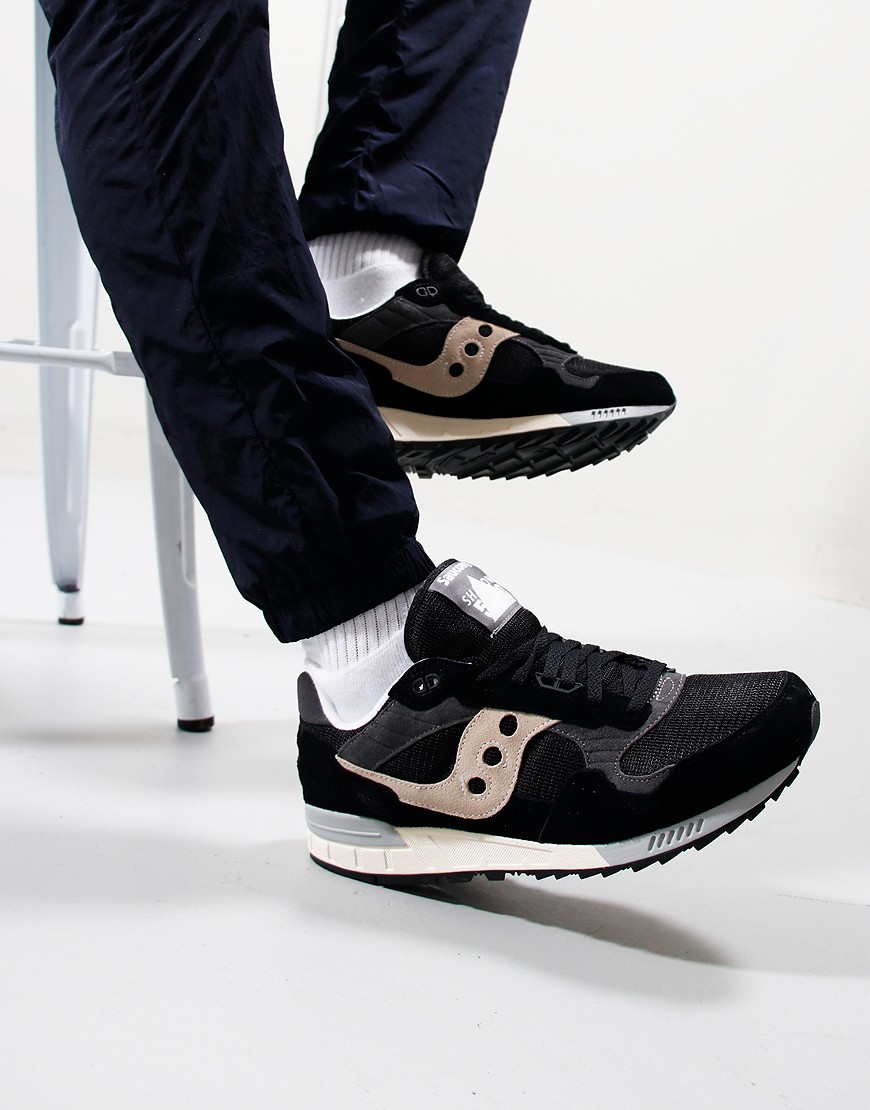 Saucony Shadow 5000 Trainers Black Terraces Menswear