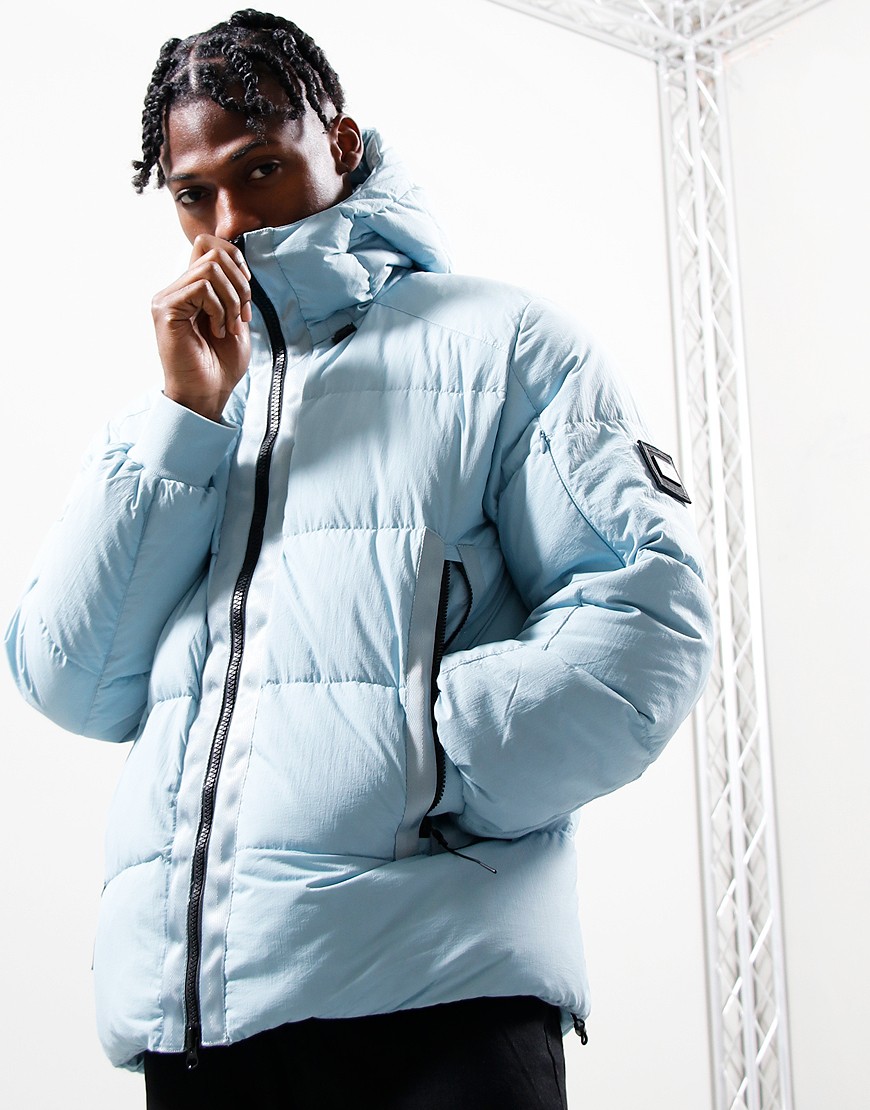 Sky blue store puffer jacket